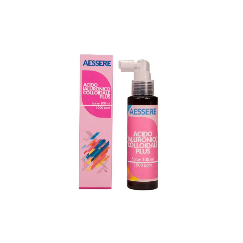 aessere acido ialuronico colloidale plus spray. confezione da 100 ml