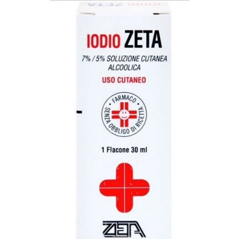 Iodio Zeta Soluzione Disinfettante Cutanea Alcolica 30 ml Zeta Farmaceutici