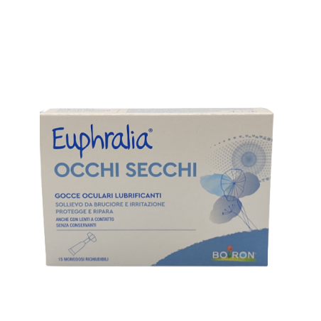 Boiron Gocce Oculari Lubrificanti Euphralia Occhi Secchi 15 Monodose Richiudibili X 0,5 Ml