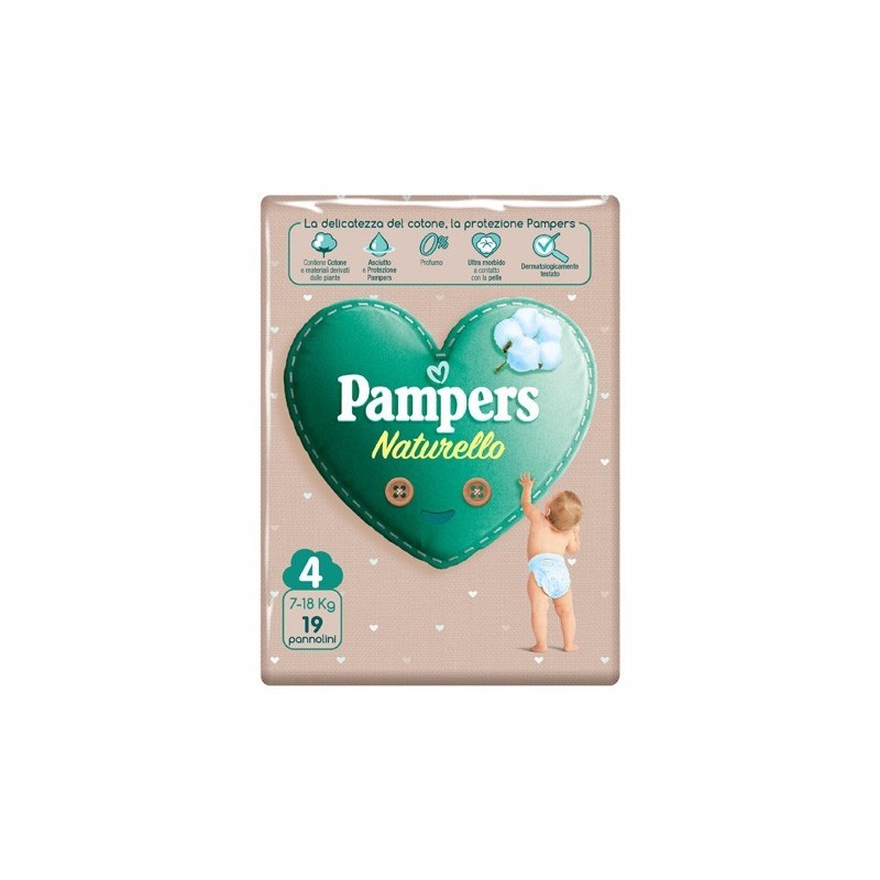 Fater Pampers Protezione Pura Naturallor Maxi Cp 19 Pezzi