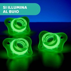 Chicco Gommottino Lumi Silicone 2-6m 2 Pezzi Ita C