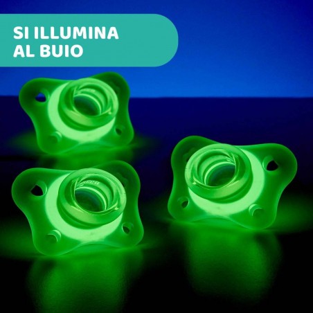 Chicco Gommottino Lumi Silicone 2-6m 2 Pezzi Ita C