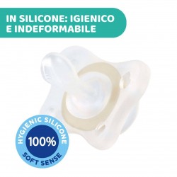 Chicco Gommottino Lumi Silicone 2-6m 2 Pezzi Ita C