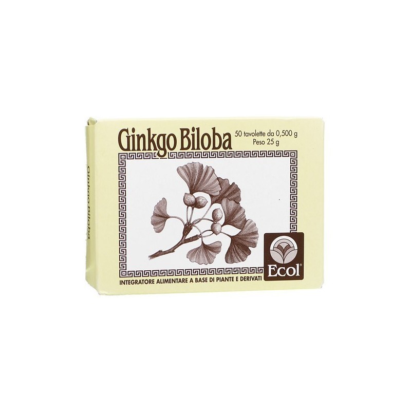 Ecol Ginkgo Biloba 50 Tavolette 804