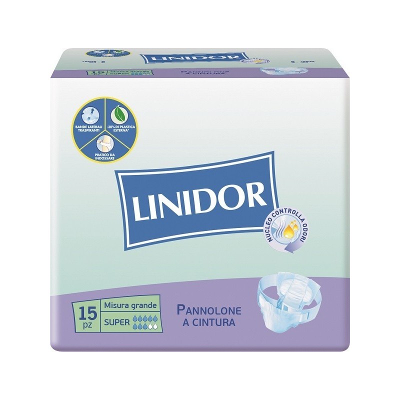 Fater Pannolone Linidor Perfect Care Super A Cintura Mg 15 Pezzi