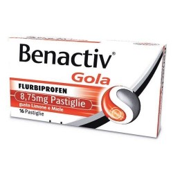 Benactiv Gola 16 pastiglie gusto limone e miele