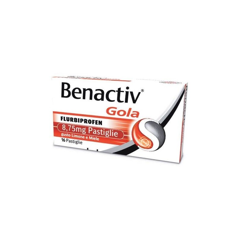 Benactiv Gola 16 pastiglie gusto limone e miele