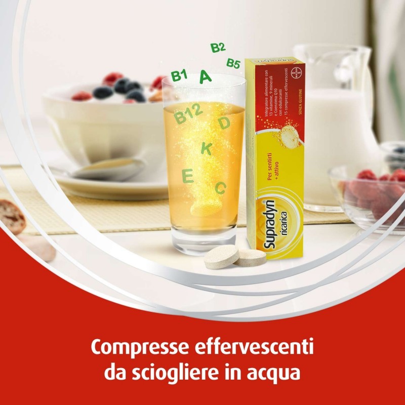 Bayer Supradyn Ricarica 15 Compresse Effervescenti