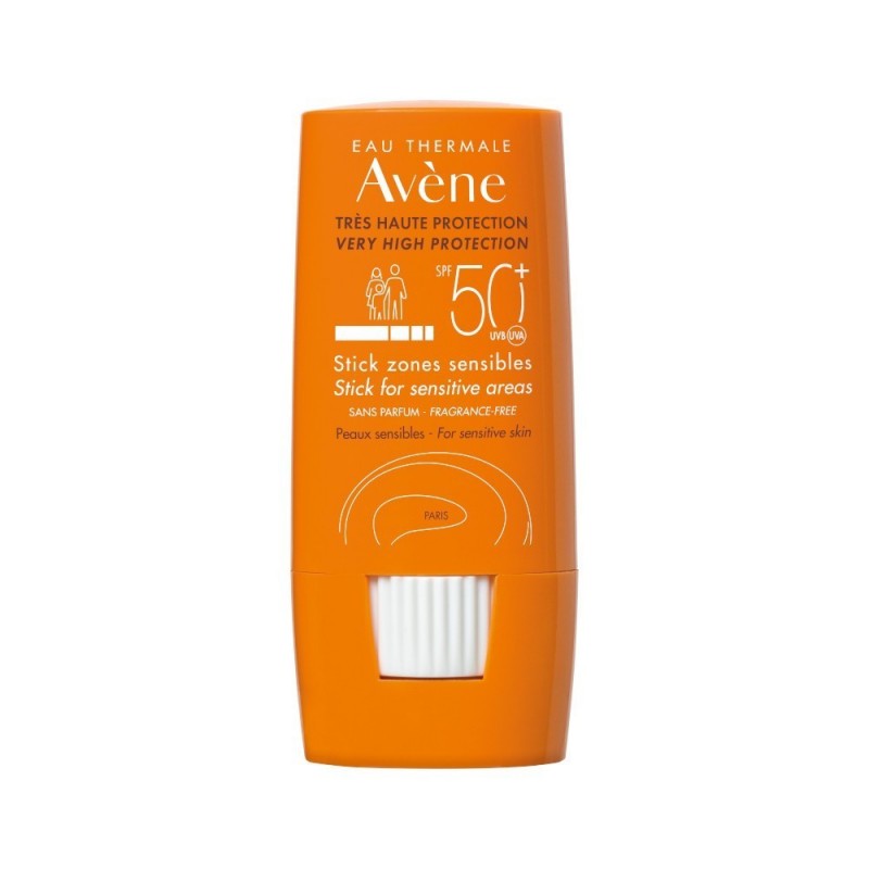 Avene Eau Thermale Stick Large Zone Sensibili 50+ 8 G