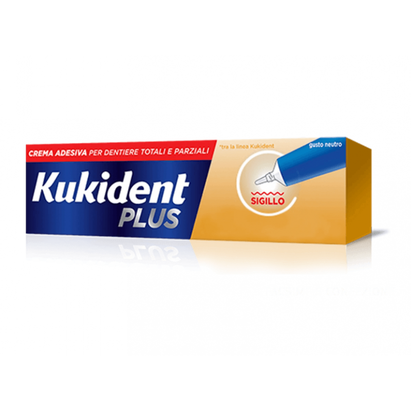 Procter & Gamble Kukident Plus Sigillo Anti Infiltrazioni Crema Adeisva Dentiere 40 G