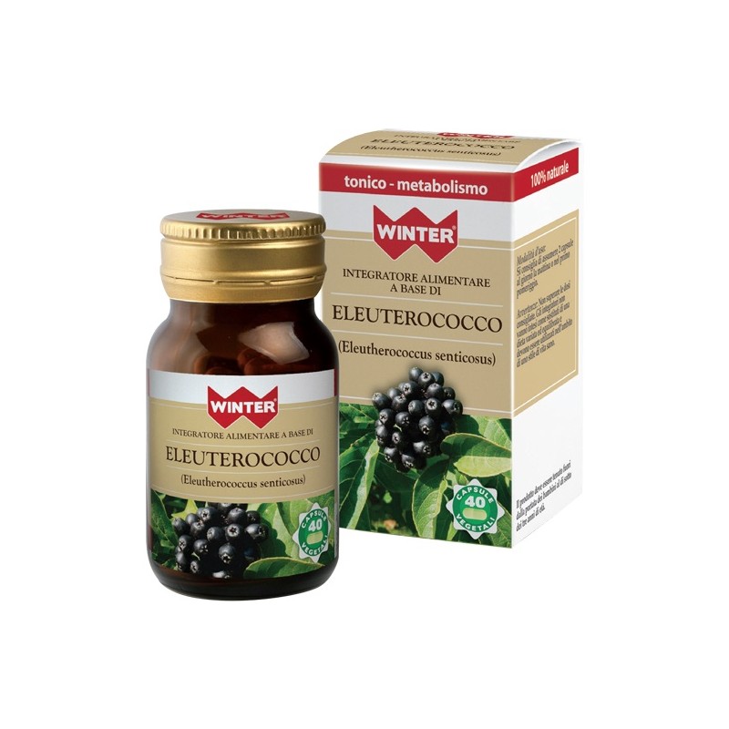 Eleuterococco Integratore Energizzante 40 Capsule Winter