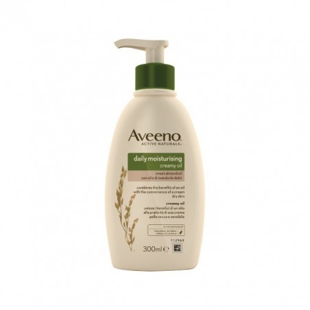 Johnson & Johnson Aveeno Pn Crema Olio Idratante Corpo 300 Ml