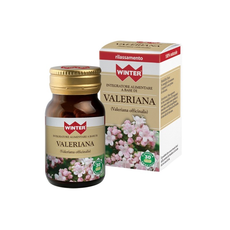 Valeriana Integratore per Stress e Sonno 30 Capsule Winter