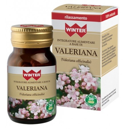 Valeriana Integratore per Stress e Sonno 30 Capsule Winter Valeriana Integratore per Stress e Sonno 30 Capsule Winter