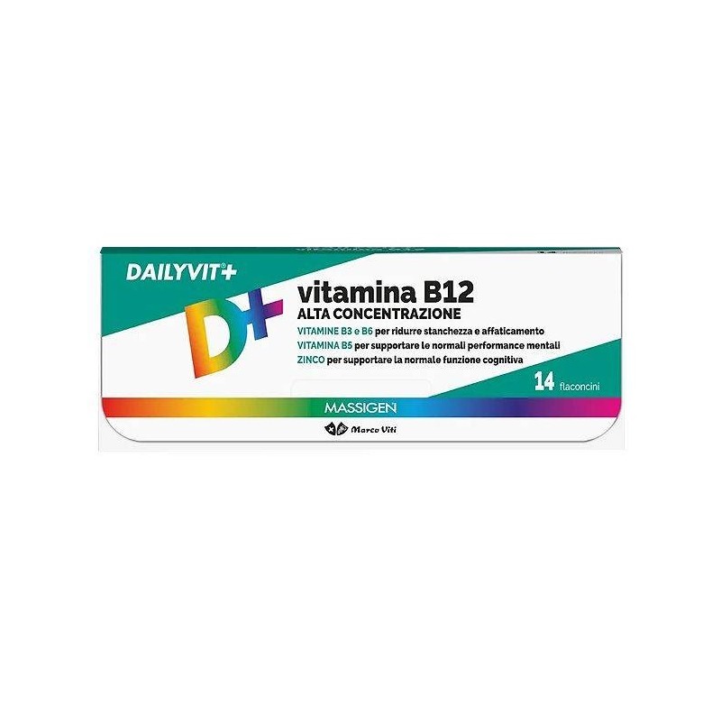 Marco Viti Farmaceutici Dailyvit Vitamina B12 Alta Concentrazione 14 Flaconcini