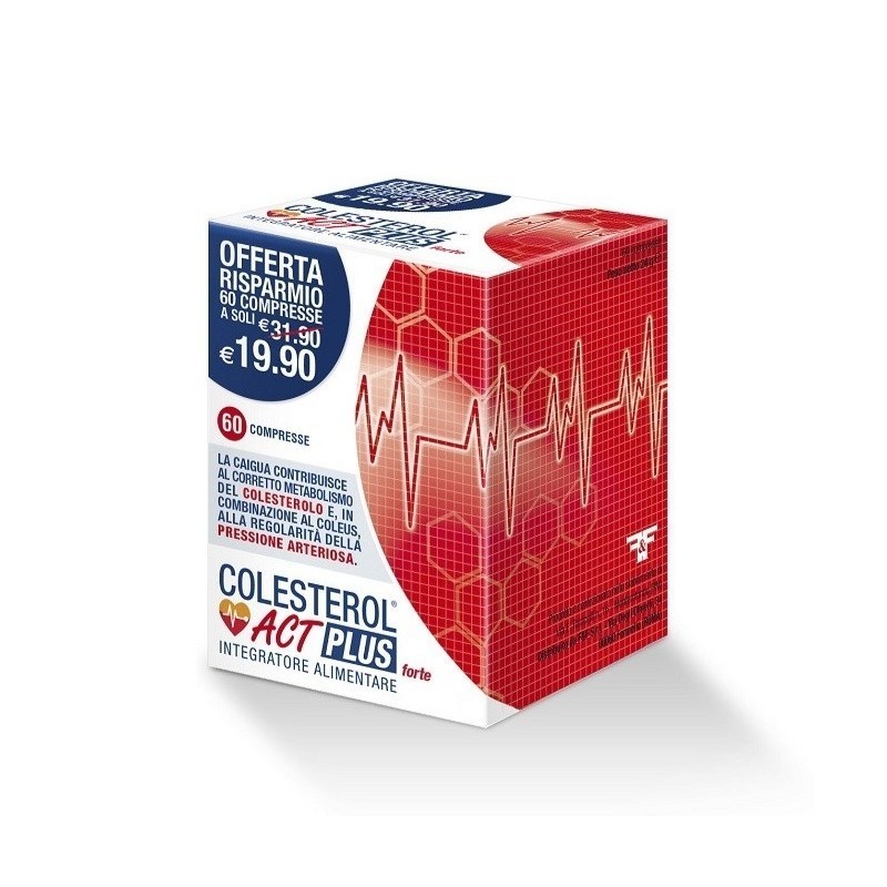 F&f Colesterol Act Plus Forte 60 Compresse