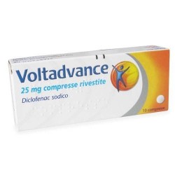 Voltadvance 25 mg Farmaco Antinfiammatorio 10 Compresse Rivestite per dolori di varia origine
