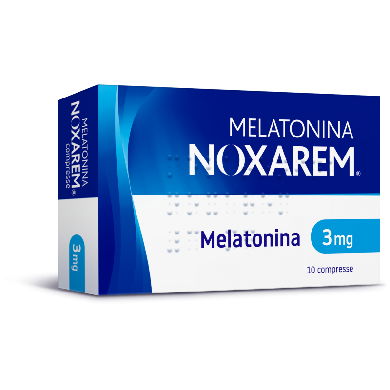 Vemedia Manufacturing B. V. Melatonina Noxarem 3 Mg Compresse Melatonina Noxarem 5 Mg Compresse Melatonina