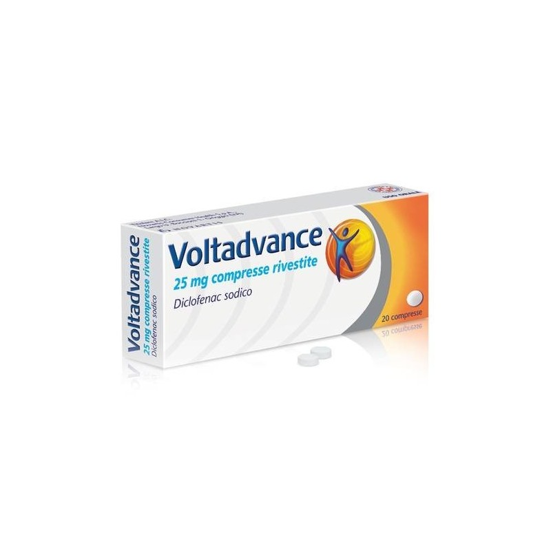 Voltadvance 25 mg Farmaco Antinfiammatorio 20 Compresse Rivestite