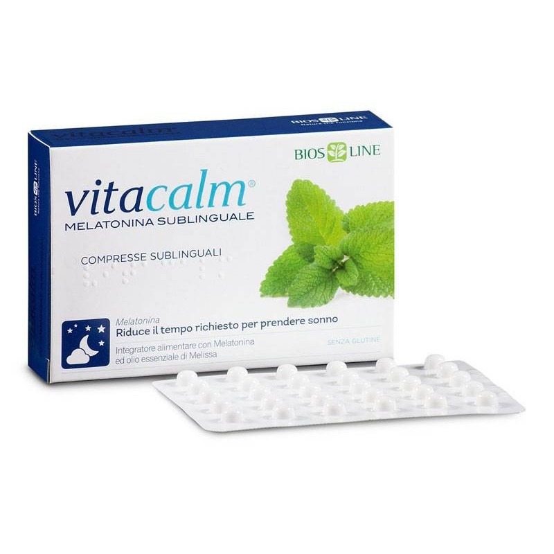 Bios Line Vitacalm Melatonina 120 Compresse Sublinguali