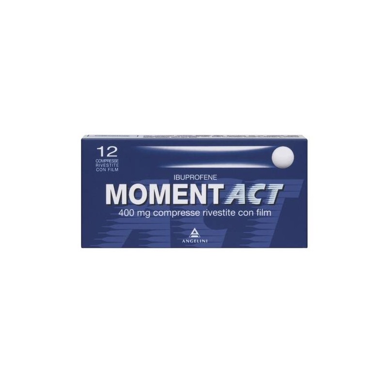 Momentact 400 mg Ibuprofene Farmaco Antidolorifico 12 Compresse Rivestite