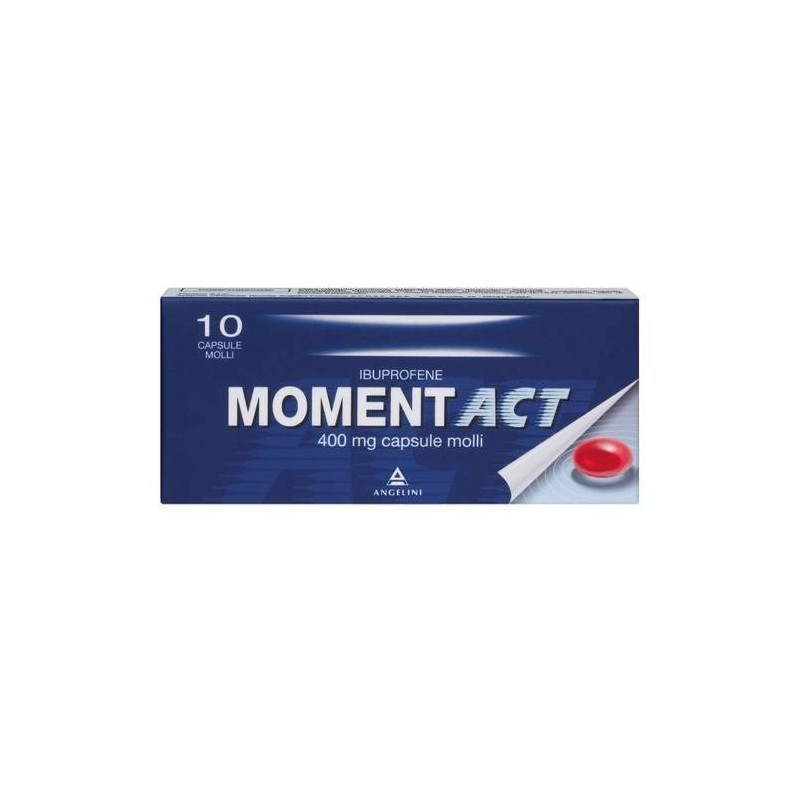 Momentact 400 mg Ibuprofene Farmaco Antidolorifico 20 Capsule Molli