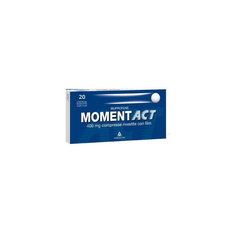 Momentact 400 mg Ibuprofene Farmaco Antidolorifico 20 Compresse Rivestite