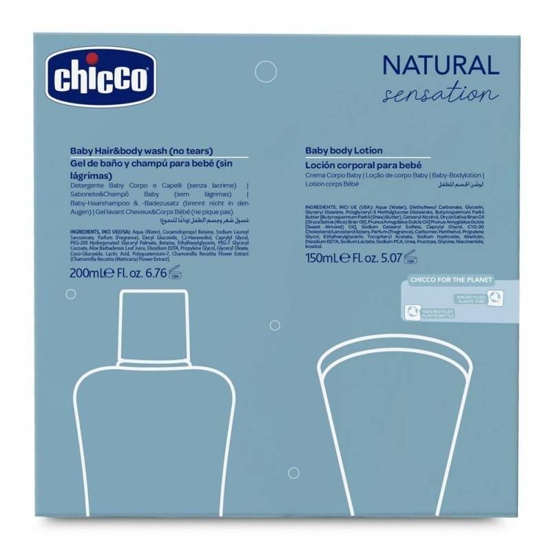 Chicco Natural Sensation Set Bagnoshampo Crema