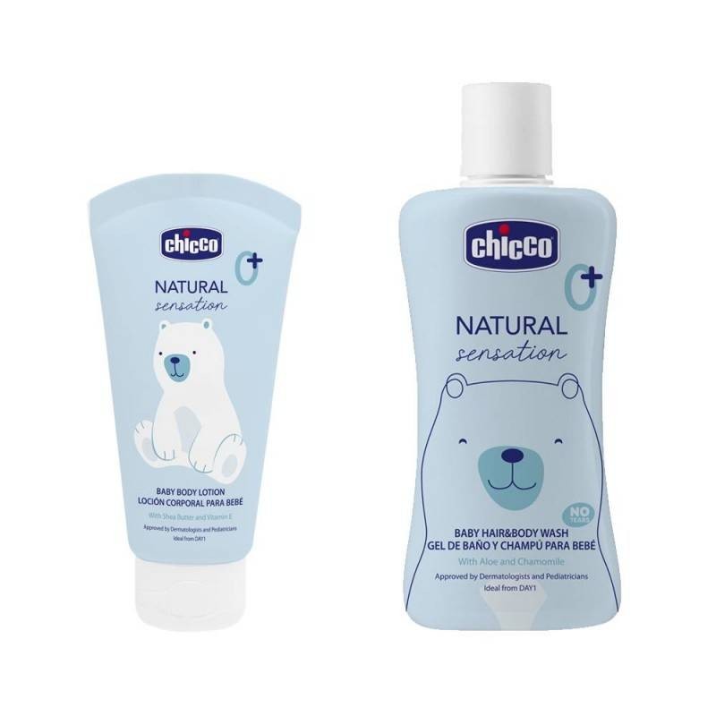 Chicco Natural Sensation Set Bagnoshampo Crema