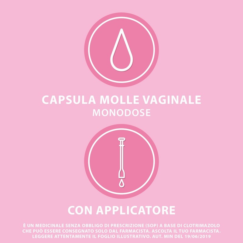 Bayer Gyno-canesten Monodose 500 Mg Capsula Molle Vaginale Clotrimazolo