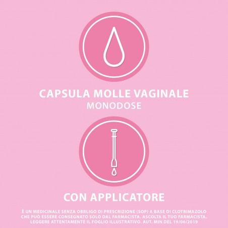 Bayer Gyno-canesten Monodose 500 Mg Capsula Molle Vaginale Clotrimazolo