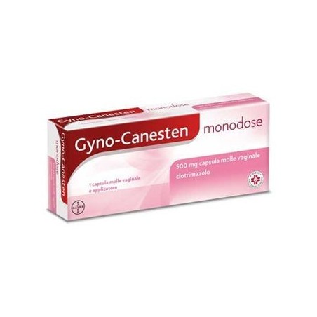 Bayer Gyno-canesten Monodose 500 Mg Capsula Molle Vaginale Clotrimazolo