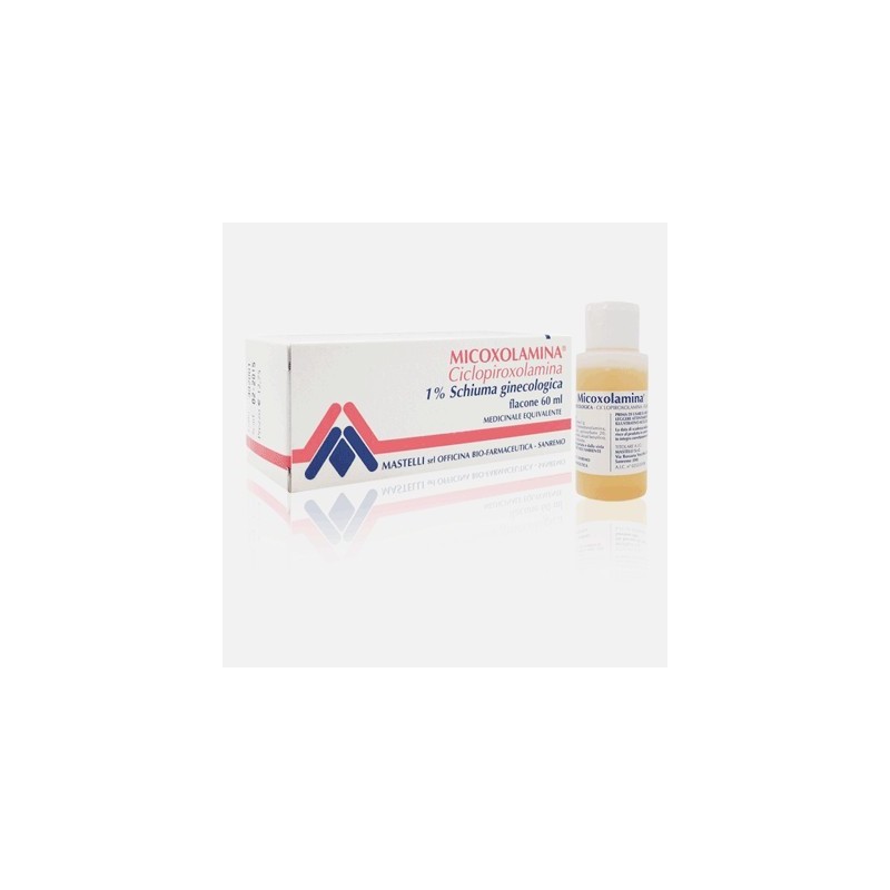 Mastelli Micoxolamina1% Crema Vaginale Micoxolamina 100 Mg Ovuli Vaginali Micoxolamina 1% Schiuma Ginecologica Ciclopirox Olamin