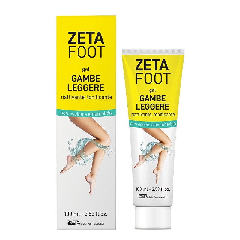 Zeta Farmaceutici Zetafoot Gel Gambe Leggere 100 Ml