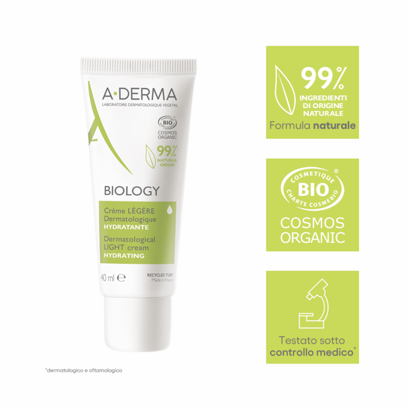 Aderma A-d Biology Crema Leggera 40 Ml