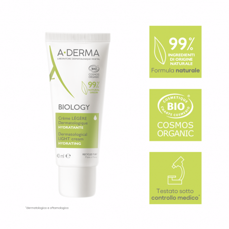 Aderma A-d Biology Crema Leggera 40 Ml