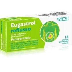 Eugastrol Reflusso 20 mg Pantoprazolo 14 Compresse Gastroresistenti Protettore Gastrico