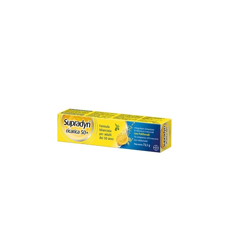 Bayer Supradyn Ricarica 50+ 15 Compresse Effervescenti