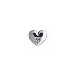 Sanico Orecchino Post-foratura Heart Swarovski Crys Bjt965