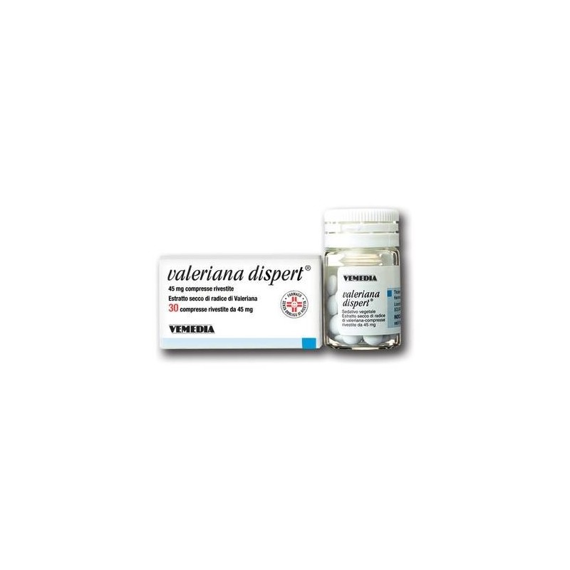 Valeriana Dispert 45 mg 30 Compresse Vemedia