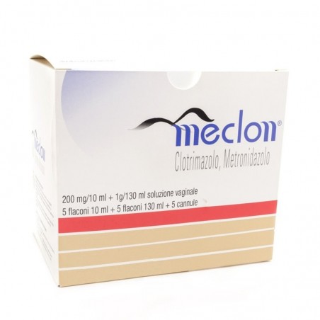 Alfasigma Meclon “200 Mg/10 Ml + 1 G/130 Ml Soluzione Vaginale” Clotrimazolo, Metronidazolo