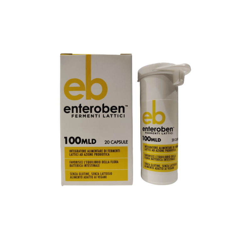 Bioartis Enteroben 100mld 20 Capsule Vegetali