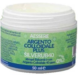Aessere Argento Colloidale Plus Silverub40 Unguento Balsamico 50 ml per Affezioni delle prime vie respiratorie