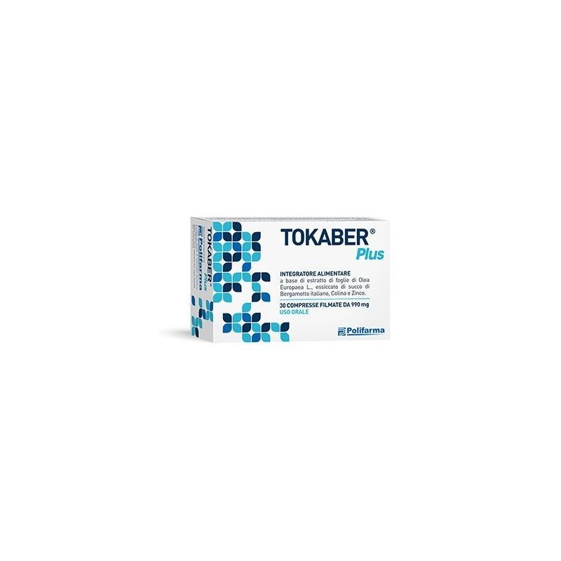 Polifarma Tokaber Plus 990mg 30 Compresse