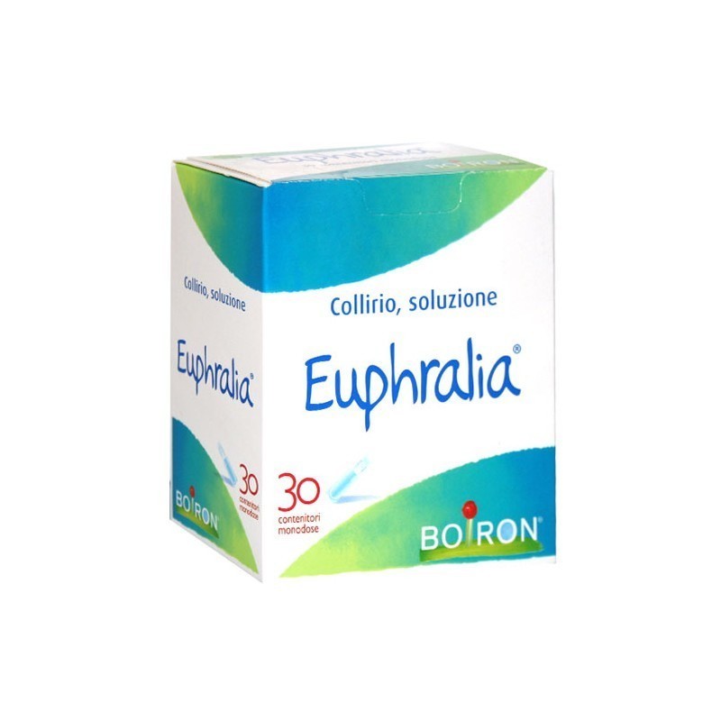 Boiron Euphralia Collirio, Soluzione In Contenitore Monodose Sodio Cloruro 0,9%, Acqua Depurata.