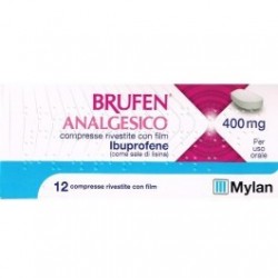 Brufen Analgesico 400 mg Ibuprofene 12 Compresse Rivestite Antidolorifico