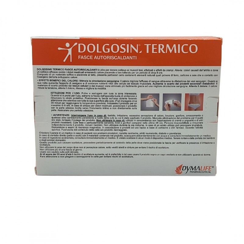Dymalife Pharmaceutical Dolgosin Termico Fasce 6 Pezzi