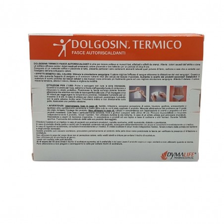 Dymalife Pharmaceutical Dolgosin Termico Fasce 6 Pezzi