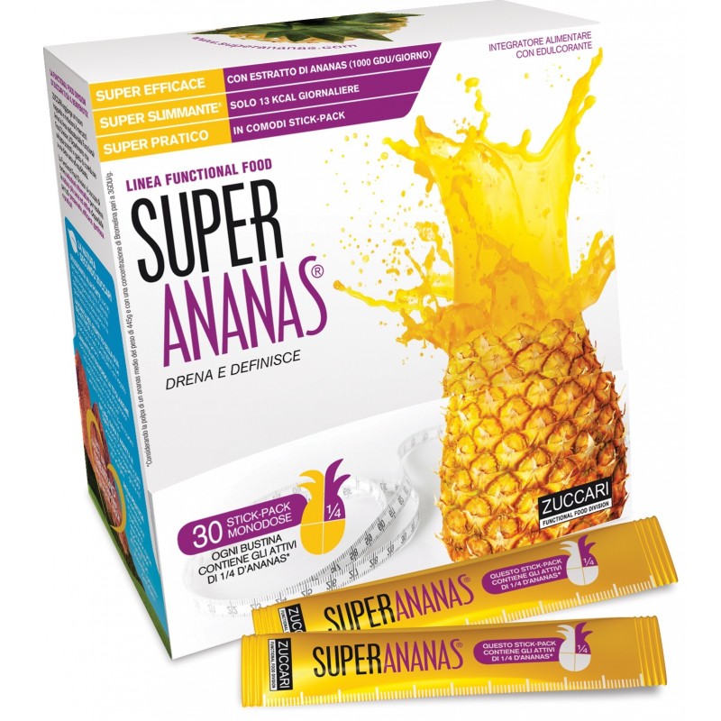 Zuccari Super Ananas 30 Bustine Stick Pack 10 Ml