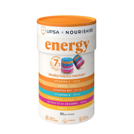 Upsa Italy Upsa X Nourished Energy 30 Gummies